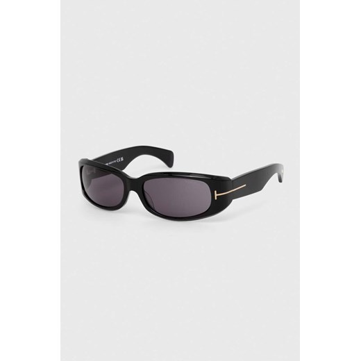 Tom Ford okulary przeciwsłoneczne kolor czarny FT1064_5901A ze sklepu ANSWEAR.com w kategorii Okulary przeciwsłoneczne damskie - zdjęcie 172350201