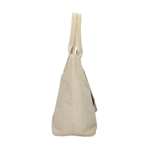 Shopper bag Toscanio na ramię duża matowa 