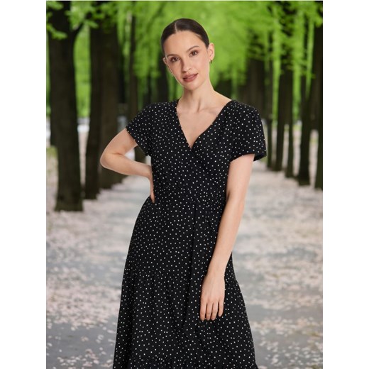 Sinsay - Sukienka midi - czarny ze sklepu Sinsay w kategorii Sukienki - zdjęcie 172351053