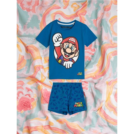 Sinsay - Piżama Super Mario - niebieski ze sklepu Sinsay w kategorii Piżamy dziecięce - zdjęcie 172351101
