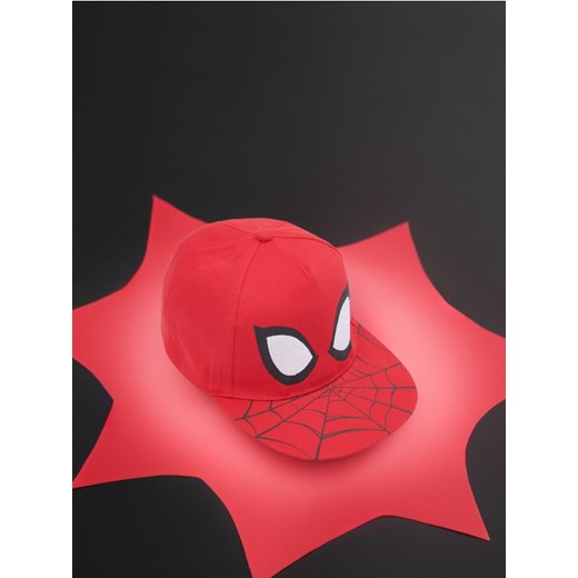 Sinsay - Czapka z daszkiem Spiderman - czerwony Sinsay M Sinsay