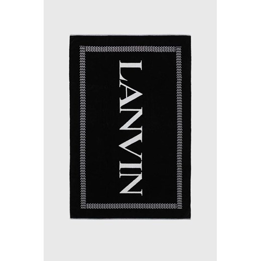 Lanvin ręcznik kolor czarny 6L1015.J4813 ze sklepu ANSWEAR.com w kategorii Ręczniki - zdjęcie 172351453