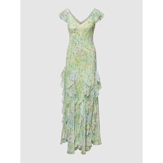 Sukienka wieczorowa z falbanami ze sklepu Peek&Cloppenburg  w kategorii Sukienki - zdjęcie 172351481