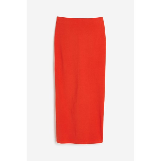 H & M - Długa spódnica dżersejowa - Pomarańczowy ze sklepu H&M w kategorii Spódnice - zdjęcie 172351640
