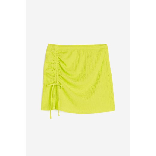 H & M - Spódniczka plażowa ze sznurkiem - Żółty ze sklepu H&M w kategorii Spódnice - zdjęcie 172351650