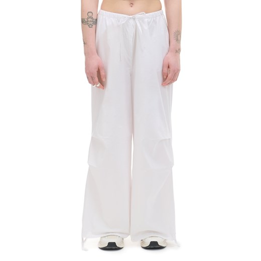 Cropp - Białe spodnie wide leg - biały ze sklepu Cropp w kategorii Spodnie damskie - zdjęcie 172352462