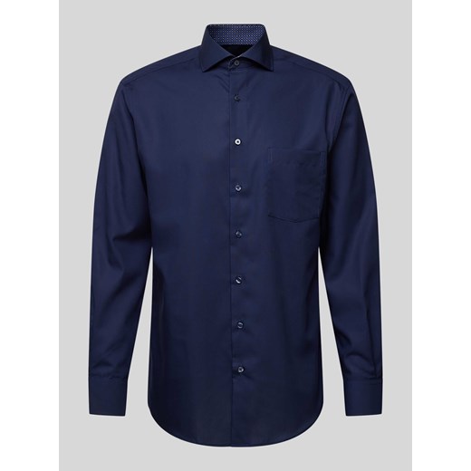 Koszula biznesowa o kroju modern fit z listwą guzikową ze sklepu Peek&Cloppenburg  w kategorii Koszule męskie - zdjęcie 172354652