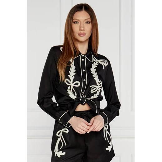 Pinko Koszula CHIPS CAMICIA SATIN RICAMATO Pinko 40 Gomez Fashion Store