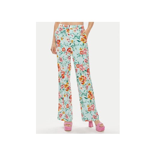 Guess Spodnie materiałowe Adele W4GB30 WG4G0 Kolorowy Relaxed Fit ze sklepu MODIVO w kategorii Spodnie damskie - zdjęcie 172355251