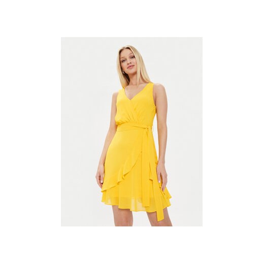 Morgan Sukienka letnia 241-ROSVAL Żółty Regular Fit ze sklepu MODIVO w kategorii Sukienki - zdjęcie 172355313