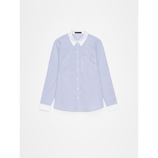 Mohito - Koszula w paski - błękitny ze sklepu Mohito w kategorii Koszule damskie - zdjęcie 172355530