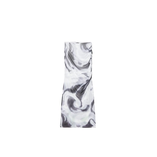 Cropp - Spódnica midi z printem - wielobarwny ze sklepu Cropp w kategorii Spódnice - zdjęcie 172356254
