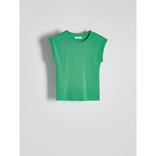 Reserved - T-shirt kimono - zielony ze sklepu Reserved w kategorii Bluzki damskie - zdjęcie 172356983