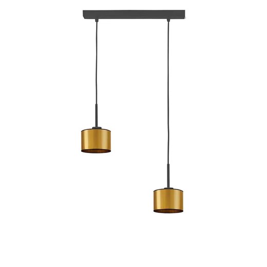 Złota podwójna lampa wisząca nad stół - EX434-Montanox ze sklepu Edinos.pl w kategorii Lampy wiszące - zdjęcie 172359000