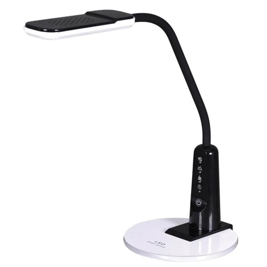 Czarna lampka na biurko LED dotykowa - S264-Teni ze sklepu Edinos.pl w kategorii Lampy stołowe - zdjęcie 172359232