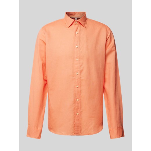 Koszula biznesowa o kroju slim fit z kołnierzykiem typu kent ze sklepu Peek&Cloppenburg  w kategorii Koszule męskie - zdjęcie 172361212