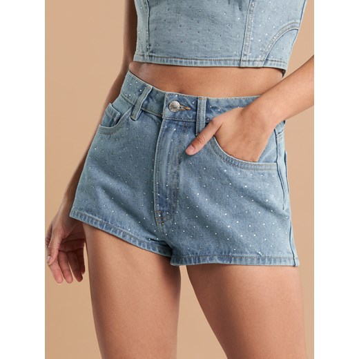 Sinsay - Szorty jeansowe - niebieski Sinsay 32 Sinsay