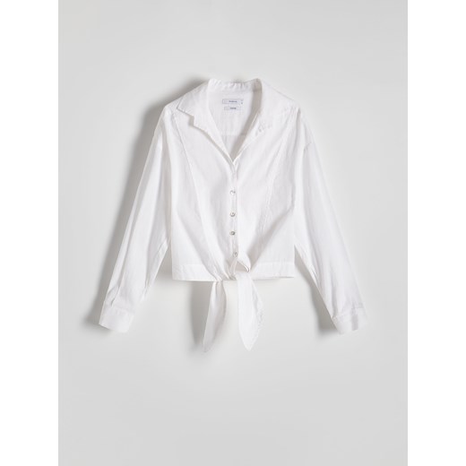 Reserved - Koszula z wiązaniem - biały Reserved S Reserved