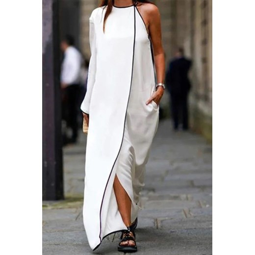 Sukienka FOGREDA WHITE ze sklepu Ivet Shop w kategorii Sukienki - zdjęcie 172364614