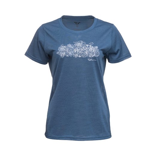 ROCK EXPERIENCE Koszulka funkcyjna w kolorze niebieskim ze sklepu Limango Polska w kategorii Bluzki damskie - zdjęcie 172366900