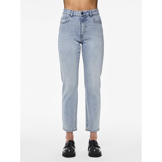Pieces Dżinsy &quot;Bella&quot; - Tapered fit - w kolorze niebieskim ze sklepu Limango Polska w kategorii Jeansy damskie - zdjęcie 172367132