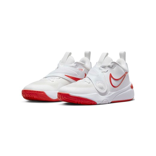 Nike Buty sportowe &quot;Team Hustle D 11&quot; w kolorze biało-czerwonym Nike 37,5 okazyjna cena Limango Polska