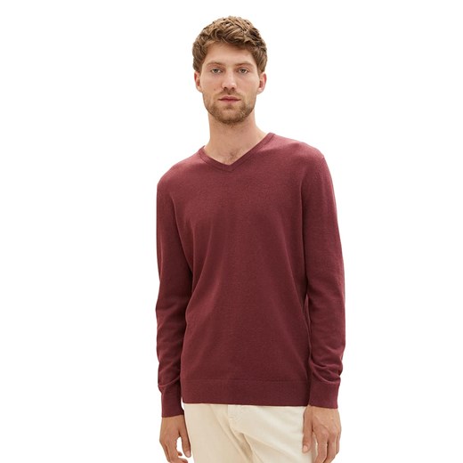 Tom Tailor Sweter w kolorze bordowym ze sklepu Limango Polska w kategorii Swetry męskie - zdjęcie 172367454