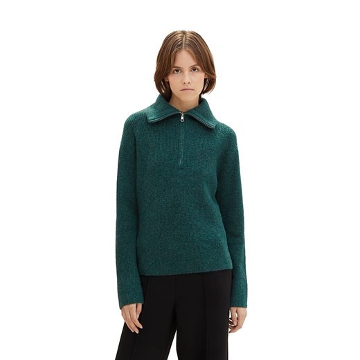 Tom Tailor Sweter w kolorze zielonym ze sklepu Limango Polska w kategorii Swetry damskie - zdjęcie 172367540