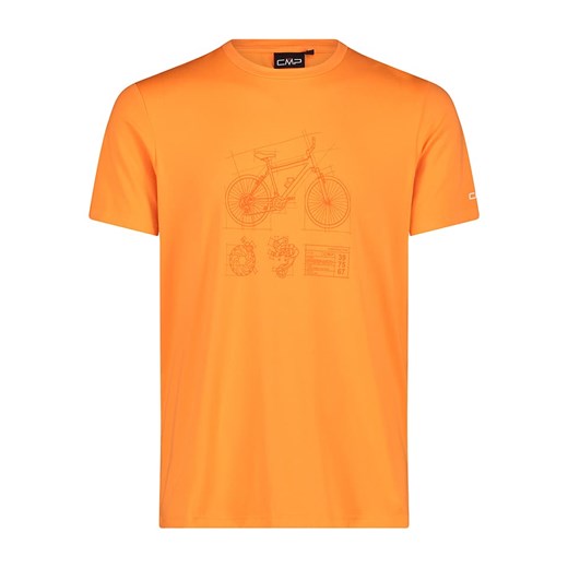 CMP Koszulka funkcyjna w kolorze pomarańczowym ze sklepu Limango Polska w kategorii T-shirty męskie - zdjęcie 172369334