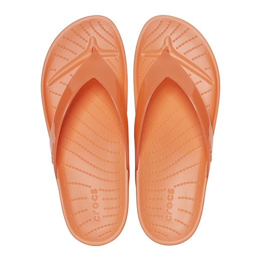 Crocs Japonki &quot;Splash Glossy&quot; w kolorze pomarańczowym Crocs 39/40 promocyjna cena Limango Polska