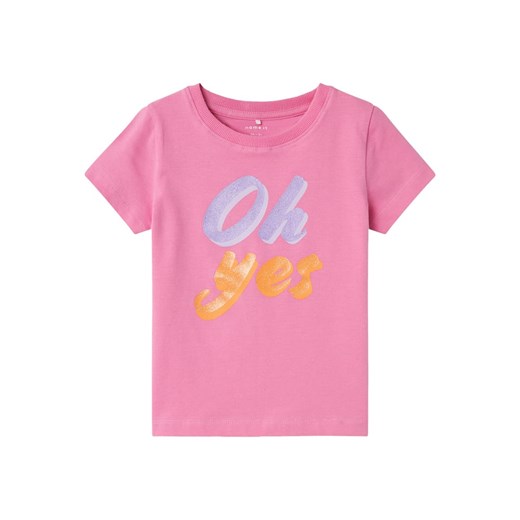 name it Koszulka &quot;Hanne&quot; w kolorze różowym ze sklepu Limango Polska w kategorii Bluzki dziewczęce - zdjęcie 172370283