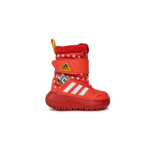 adidas Śniegowce Winterplay x Disney Shoes Kids IG7191 Czerwony ze sklepu MODIVO w kategorii Buty zimowe dziecięce - zdjęcie 172370542