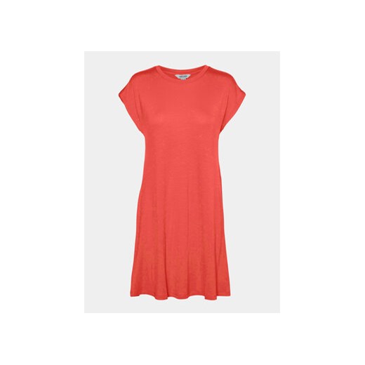 Vero Moda Sukienka codzienna Ava 10304703 Czerwony Loose Fit ze sklepu MODIVO w kategorii Sukienki - zdjęcie 172370684