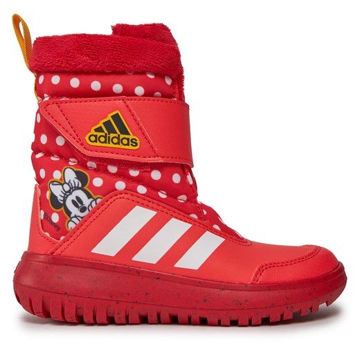 Śniegowce adidas Winterplay x Disney Shoes Kids IG7188 Czerwony ze sklepu eobuwie.pl w kategorii Buty zimowe dziecięce - zdjęcie 172370894