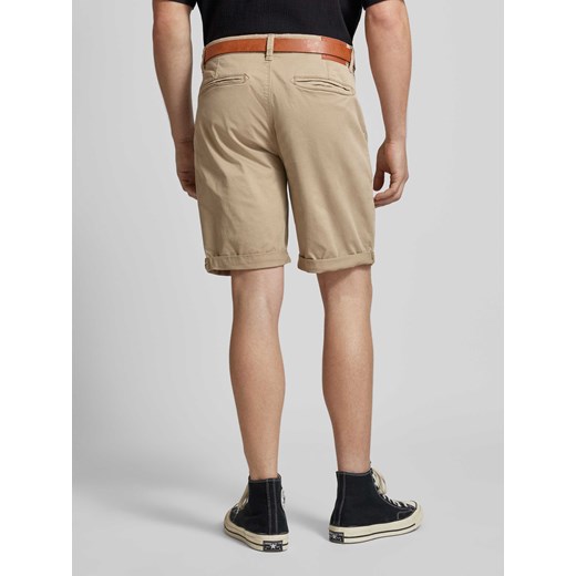 Bermudy o kroju regular fit z paskiem model ‘MIKE’ Redefined Rebel L Peek&Cloppenburg