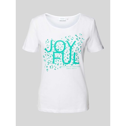 T-shirt z okrągłym dekoltem ze sklepu Peek&Cloppenburg  w kategorii Bluzki damskie - zdjęcie 172372460