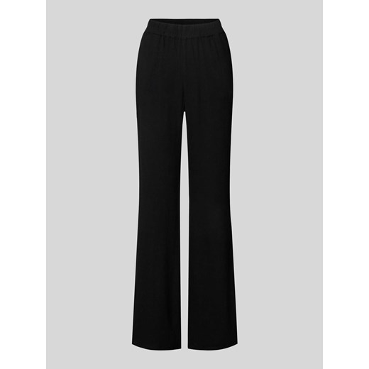 Spodnie o rozkloszowanym kroju z mieszanki wiskozy i lnu ze sklepu Peek&Cloppenburg  w kategorii Spodnie damskie - zdjęcie 172372511