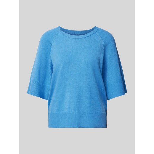 Sweter z dzianiny z rękawem o dł. 1/2 model ‘Geanine Rachelle’ ze sklepu Peek&Cloppenburg  w kategorii Bluzki damskie - zdjęcie 172372532