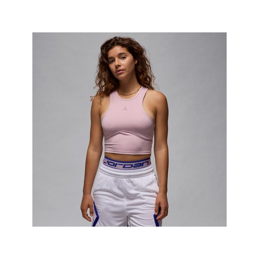 Damska koszulka bez rękawów typu bodycon Jordan Sport - Fiolet ze sklepu Nike poland w kategorii Bluzki damskie - zdjęcie 172372554