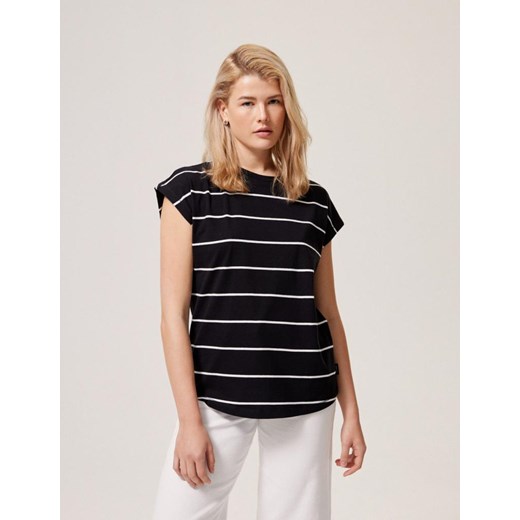 Koszulka AVINA II Czarny-Biały XS ze sklepu Diverse w kategorii Bluzki damskie - zdjęcie 172373144