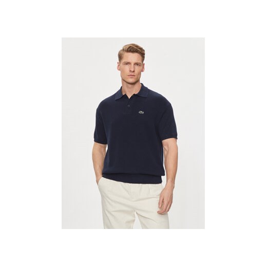 Lacoste Polo AH7642 Granatowy Regular Fit ze sklepu MODIVO w kategorii T-shirty męskie - zdjęcie 172374861