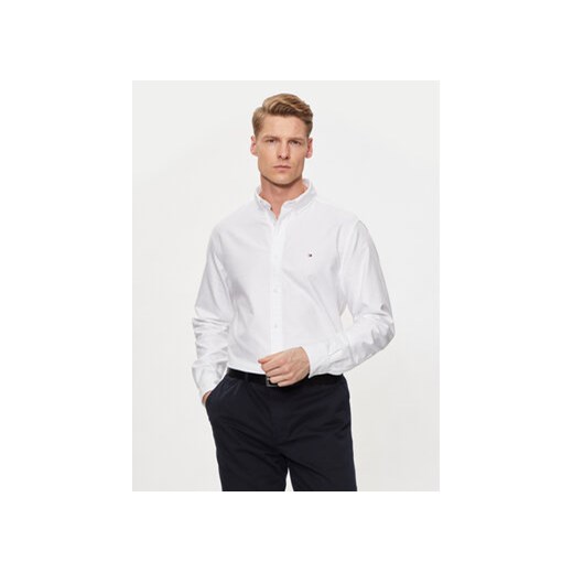 Tommy Hilfiger Koszula MW0MW36204 Biały Regular Fit ze sklepu MODIVO w kategorii Koszule męskie - zdjęcie 172374911