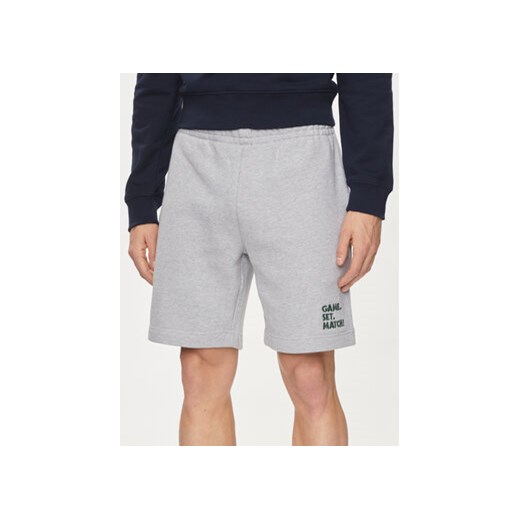 Lacoste Szorty sportowe GH8019 Szary Regular Fit ze sklepu MODIVO w kategorii Spodenki męskie - zdjęcie 172374953