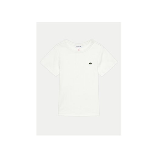 Lacoste T-Shirt TJ7316 Biały Regular Fit ze sklepu MODIVO w kategorii T-shirty chłopięce - zdjęcie 172374983