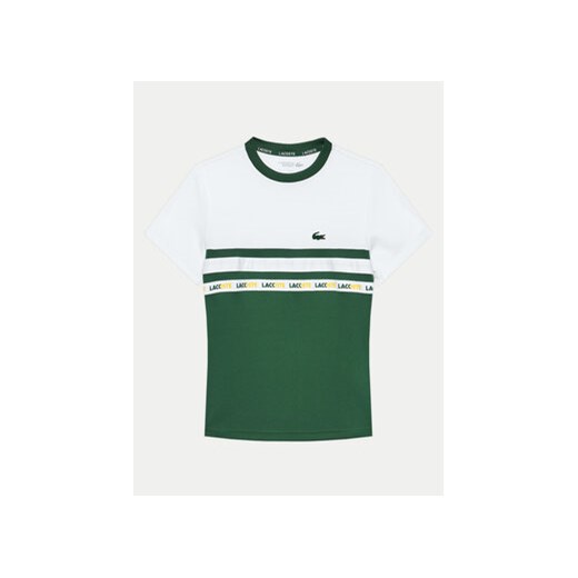 Lacoste T-Shirt TJ7417 Zielony Regular Fit ze sklepu MODIVO w kategorii T-shirty chłopięce - zdjęcie 172375010