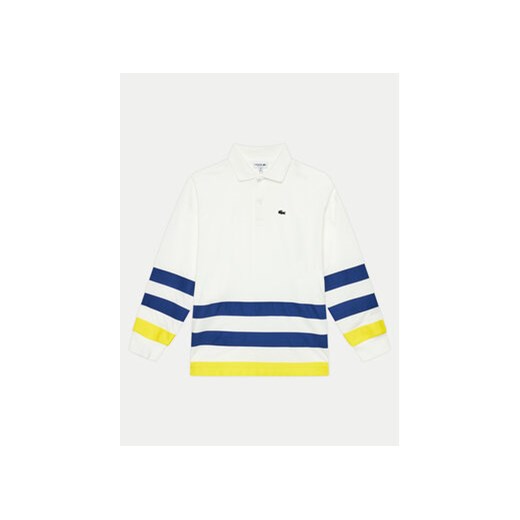 Lacoste Polo DJ7727 Biały Regular Fit ze sklepu MODIVO w kategorii T-shirty chłopięce - zdjęcie 172375163