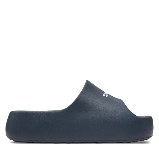 Klapki Tommy Jeans Tjw Chunky Flatform Slide EN0EN02454 Granatowy Tommy Jeans 39 eobuwie.pl