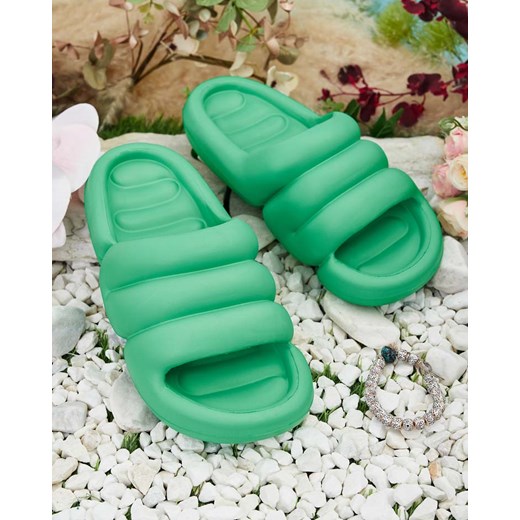Royalfashion Damskie klapki gumowe Gammad Royalfashion.pl 40 wyprzedaż royalfashion.pl