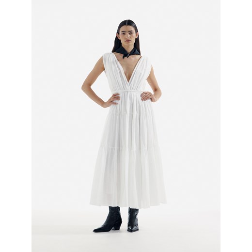 Reserved - Sukienka maxi - złamana biel ze sklepu Reserved w kategorii Sukienki - zdjęcie 172378001
