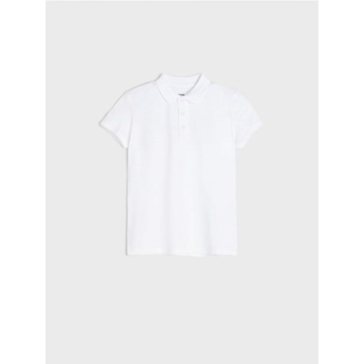 Sinsay - Koszulka polo - biały ze sklepu Sinsay w kategorii T-shirty chłopięce - zdjęcie 172378542